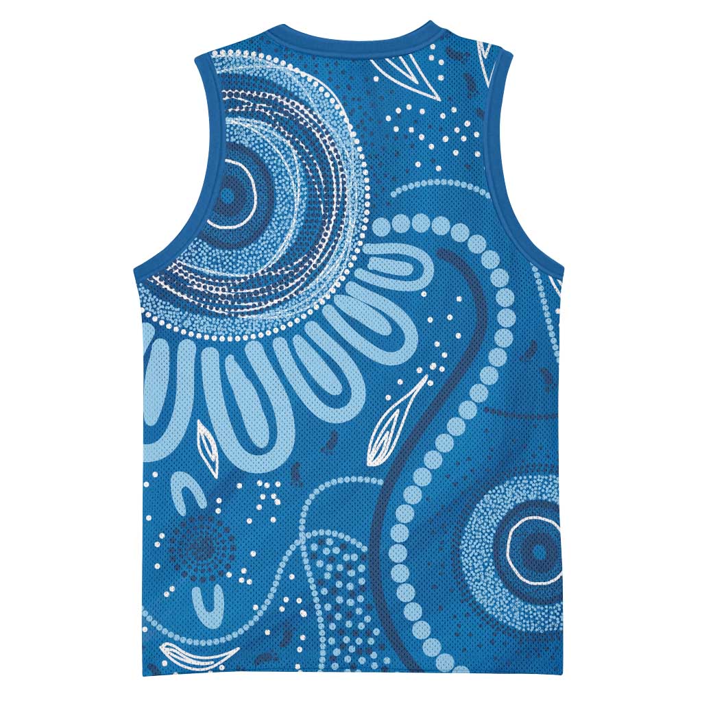 Australia Indigenous Basketball Jersey Blue Ribbon Prostate Cancer Awareness - Aussie Hoodie