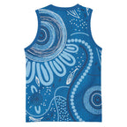 Australia Indigenous Basketball Jersey Blue Ribbon Prostate Cancer Awareness - Aussie Hoodie