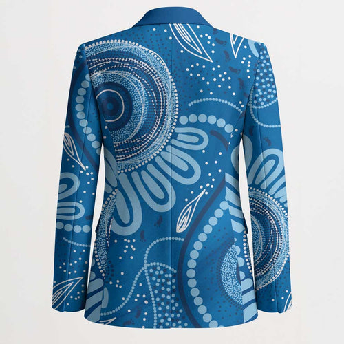 Australia Indigenous Blazer Blue Ribbon Prostate Cancer Awareness - Aussie Hoodie