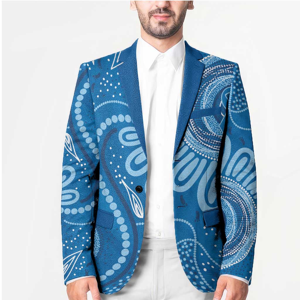 Australia Indigenous Blazer Blue Ribbon Prostate Cancer Awareness - Aussie Hoodie