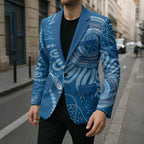 Australia Indigenous Blazer Blue Ribbon Prostate Cancer Awareness - Aussie Hoodie