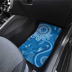 Australia Indigenous Car Mats Blue Ribbon Prostate Cancer Awareness - Aussie Hoodie