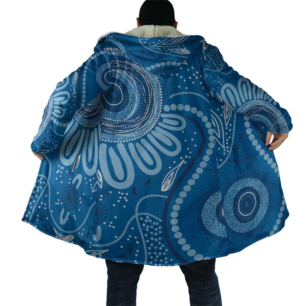 Australia Indigenous Cloak Blue Ribbon Prostate Cancer Awareness - Aussie Hoodie