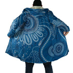 Australia Indigenous Cloak Blue Ribbon Prostate Cancer Awareness - Aussie Hoodie