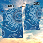 Australia Indigenous Garden Flag Blue Ribbon Prostate Cancer Awareness - Aussie Hoodie