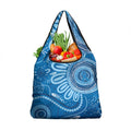 Australia Indigenous Grocery Bag Blue Ribbon Prostate Cancer Awareness - Aussie Hoodie