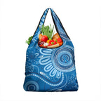 Australia Indigenous Grocery Bag Blue Ribbon Prostate Cancer Awareness - Aussie Hoodie