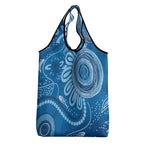 Australia Indigenous Grocery Bag Blue Ribbon Prostate Cancer Awareness - Aussie Hoodie