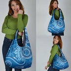 Australia Indigenous Grocery Bag Blue Ribbon Prostate Cancer Awareness - Aussie Hoodie