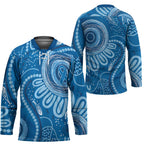 Australia Indigenous Hockey Jersey Blue Ribbon Prostate Cancer Awareness - Aussie Hoodie