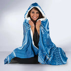Australia Indigenous Hooded Blanket Blue Ribbon Prostate Cancer Awareness - Aussie Hoodie