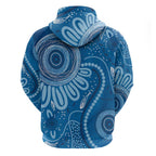 Australia Indigenous Hoodie Blue Ribbon Prostate Cancer Awareness - Aussie Hoodie