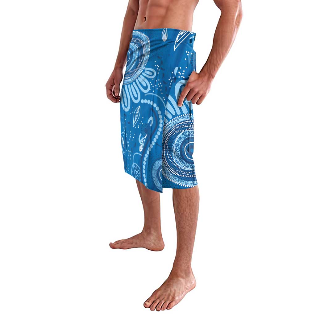 Australia Indigenous Lavalava Blue Ribbon Prostate Cancer Awareness - Aussie Hoodie