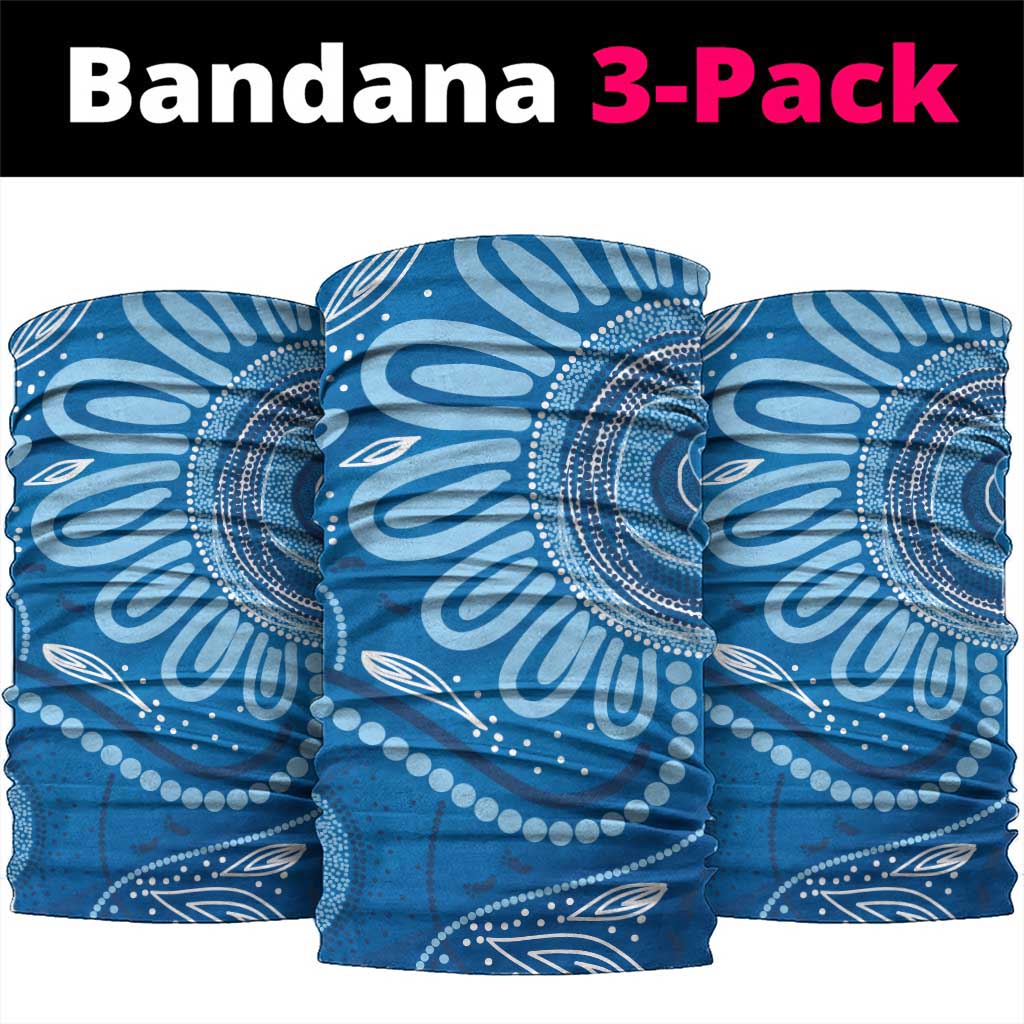 Australia Indigenous Neck Gaiter Blue Ribbon Prostate Cancer Awareness - Aussie Hoodie