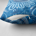Australia Indigenous Pillow Cover Blue Ribbon Prostate Cancer Awareness - Aussie Hoodie