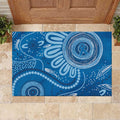 Australia Indigenous Rubber Doormat Blue Ribbon Prostate Cancer Awareness - Aussie Hoodie