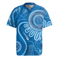 Australia Indigenous Rugby Jersey Blue Ribbon Prostate Cancer Awareness - Aussie Hoodie