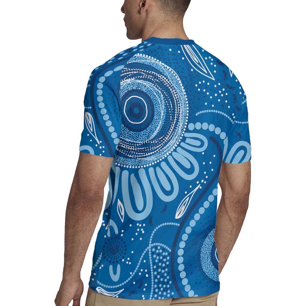 Australia Indigenous Rugby Jersey Blue Ribbon Prostate Cancer Awareness - Aussie Hoodie