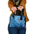 Australia Indigenous Shoulder Handbag Blue Ribbon Prostate Cancer Awareness - Aussie Hoodie