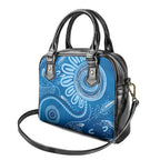Australia Indigenous Shoulder Handbag Blue Ribbon Prostate Cancer Awareness - Aussie Hoodie
