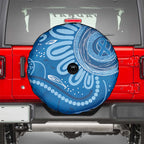 Australia Indigenous Spare Tire Cover Blue Ribbon Prostate Cancer Awareness - Aussie Hoodie