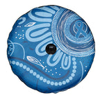 Australia Indigenous Spare Tire Cover Blue Ribbon Prostate Cancer Awareness - Aussie Hoodie