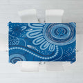 Australia Indigenous Tablecloth Blue Ribbon Prostate Cancer Awareness - Aussie Hoodie