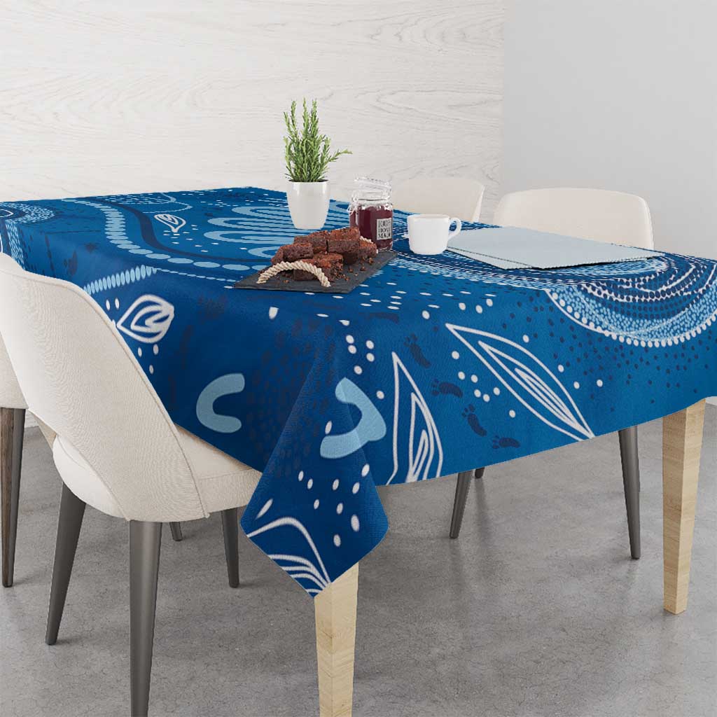 Australia Indigenous Tablecloth Blue Ribbon Prostate Cancer Awareness - Aussie Hoodie