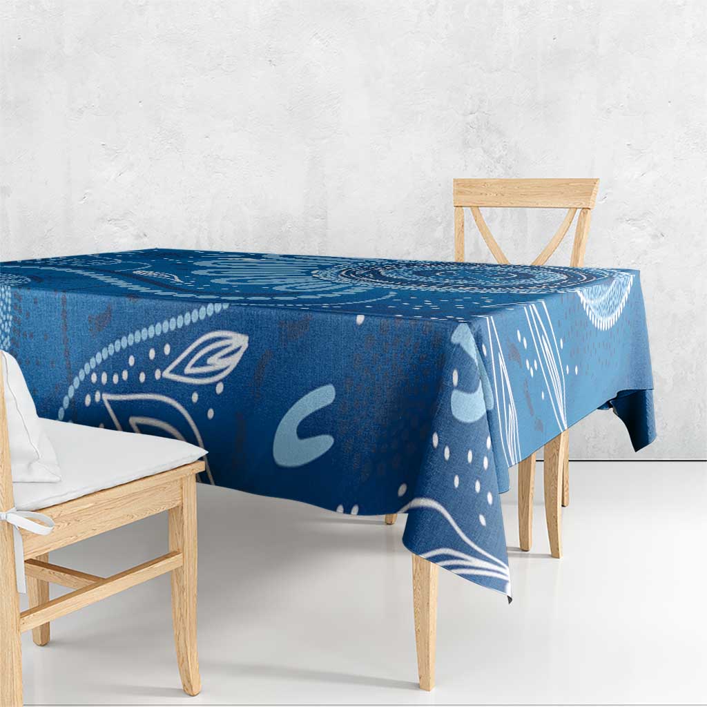 Australia Indigenous Tablecloth Blue Ribbon Prostate Cancer Awareness - Aussie Hoodie