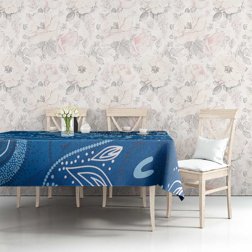 Australia Indigenous Tablecloth Blue Ribbon Prostate Cancer Awareness - Aussie Hoodie