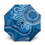 Australia Indigenous Umbrella Blue Ribbon Prostate Cancer Awareness - Aussie Hoodie