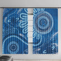 Australia Indigenous Window Curtain Blue Ribbon Prostate Cancer Awareness - Aussie Hoodie