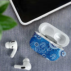 Australia Indigenous Prostate Cancer Awareness AirPods Case Blue Ribbon Aboriginal Art - Aussie Hoodie