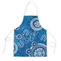 Australia Indigenous Prostate Cancer Awareness Apron Blue Ribbon Aboriginal Art - Aussie Hoodie
