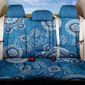 Australia Indigenous Prostate Cancer Awareness Back Car Seat Cover Blue Ribbon Aboriginal Art - Aussie Hoodie