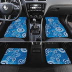 Australia Indigenous Prostate Cancer Awareness Car Mats Blue Ribbon Aboriginal Art - Aussie Hoodie
