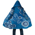 Australia Indigenous Prostate Cancer Awareness Cloak Blue Ribbon Aboriginal Art - Aussie Hoodie