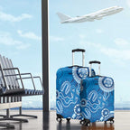 Australia Indigenous Prostate Cancer Awareness Luggage Cover Blue Ribbon Aboriginal Art - Aussie Hoodie