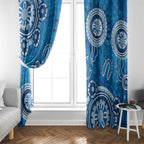 Australia Indigenous Prostate Cancer Awareness Window Curtain Blue Ribbon Aboriginal Art - Aussie Hoodie