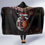 Aotearoa and Australia Indigenous Hooded Blanket Stand Together For Te Tiriti