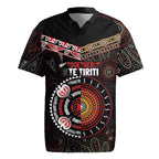 Aotearoa and Australia Indigenous Rugby Jersey Stand Together For Te Tiriti