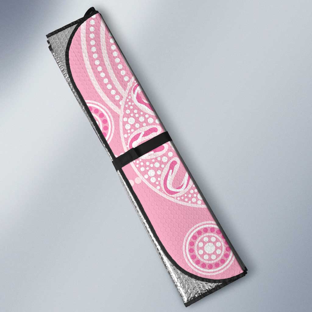 Pink Galah Aussie Aboriginal Auto Sun Shade Soaring High - Aussie Hoodie