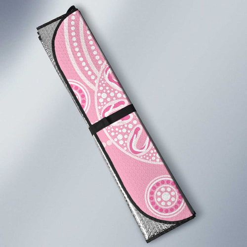 Pink Galah Aussie Aboriginal Auto Sun Shade Soaring High - Aussie Hoodie