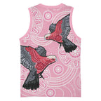 Pink Galah Aussie Aboriginal Basketball Jersey Soaring High - Aussie Hoodie