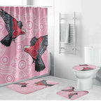 Pink Galah Aussie Aboriginal Bathroom Set Soaring High - Aussie Hoodie