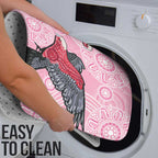 Pink Galah Aussie Aboriginal Bathroom Set Soaring High - Aussie Hoodie