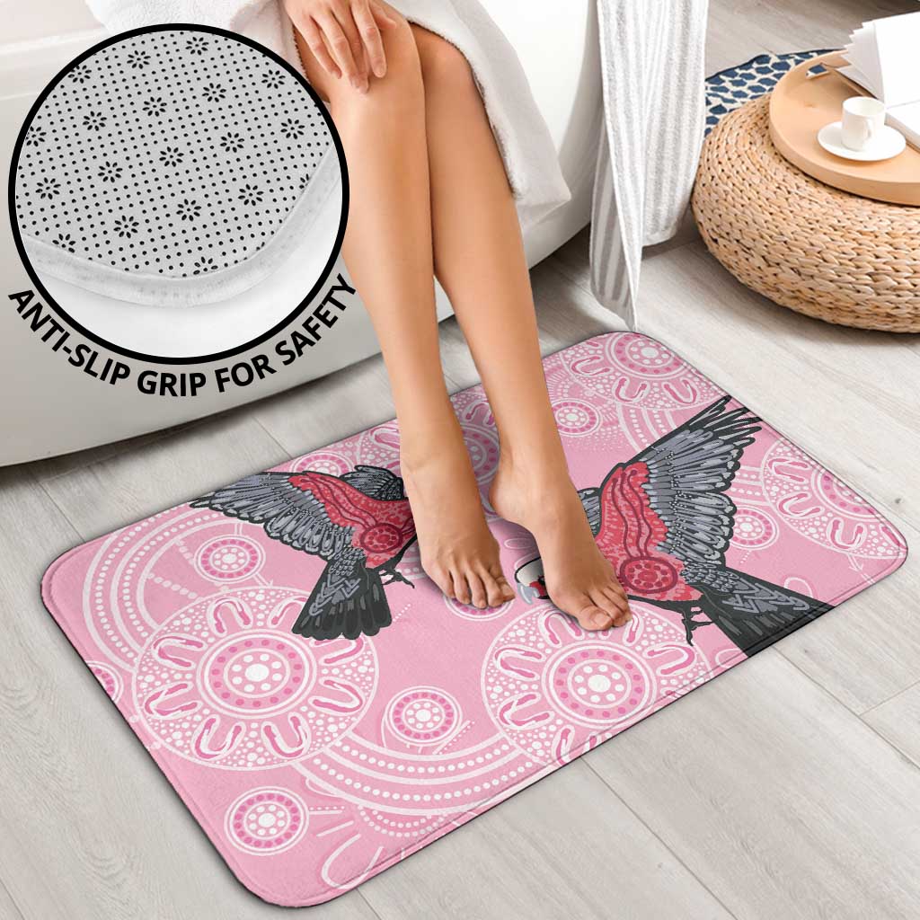 Pink Galah Aussie Aboriginal Bathroom Set Soaring High - Aussie Hoodie