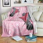 Pink Galah Aussie Aboriginal Blanket Soaring High - Aussie Hoodie