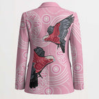 Pink Galah Aussie Aboriginal Blazer Soaring High - Aussie Hoodie