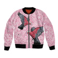 Pink Galah Aussie Aboriginal Bomber Jacket Soaring High - Aussie Hoodie